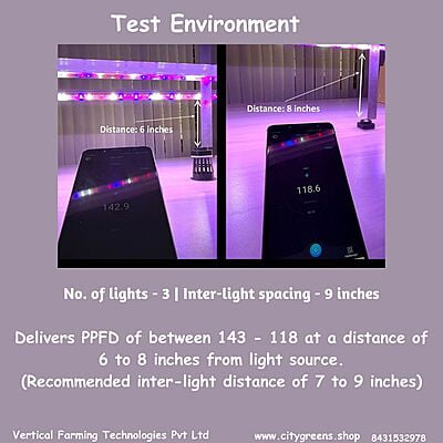 PAR Spectrum Grow Lights - Set of 10 PAR Spectrum Grow Lights - Set of 10