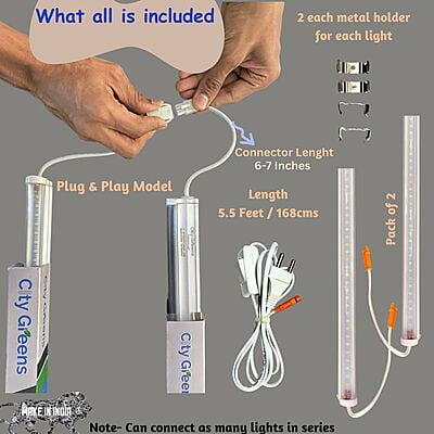 PAR Spectrum Grow Lights - Set of 2 PAR Spectrum Grow Lights - Set of 2