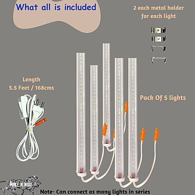 PAR Spectrum Grow Lights - Set of 5 PAR Spectrum Grow Lights - Set of 5