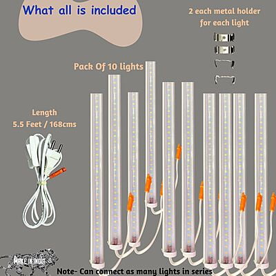 PAR Spectrum Grow Lights - Set of 10