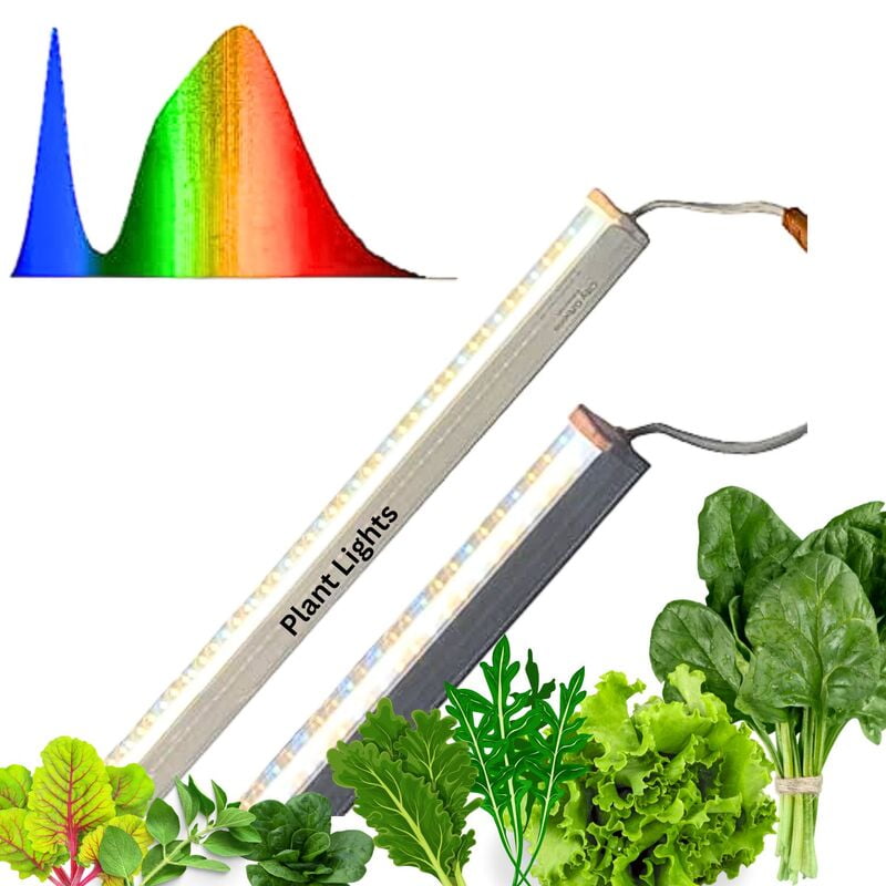 Full Spectrum Grow Lights - Set of 2